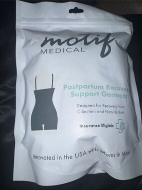 Motif Medical White Postpartum Recovery Support Garment